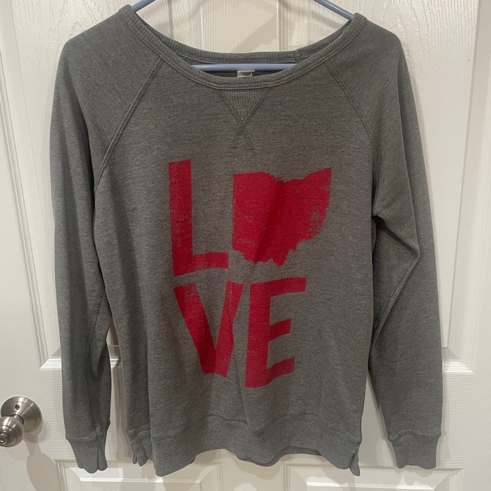 Lot of 2 Ohio sweatshirts size medium & small